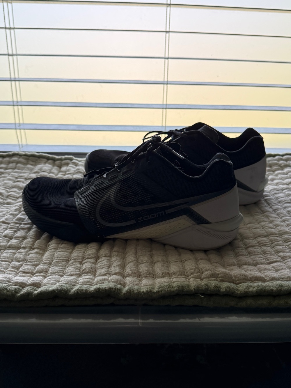 Nike Women’s Black and White Zoom Metcons